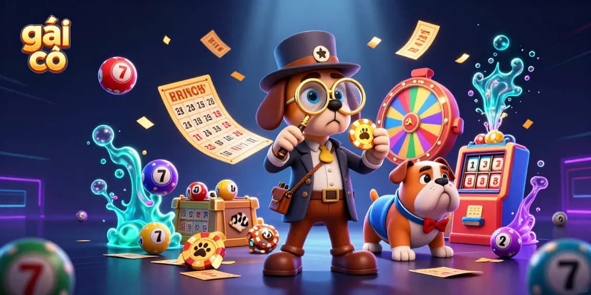 Engage with exciting lottery and gaming elements in this vibrant scene featuring gái gọi themes.