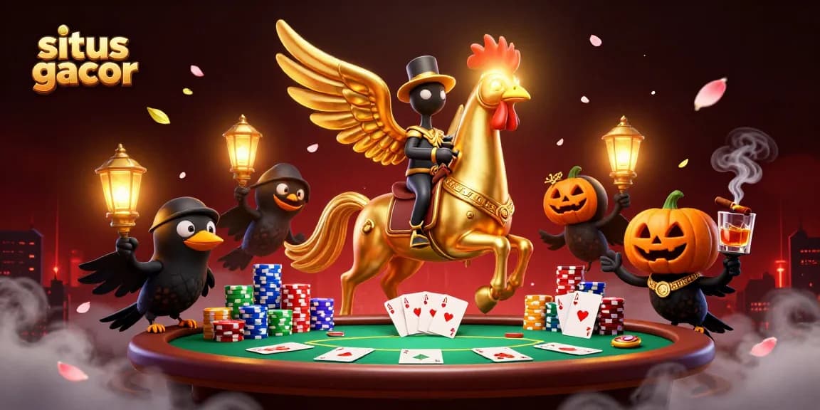 Engage with situs gacor and enjoy the lively casino scene featuring vibrant characters and rich details.