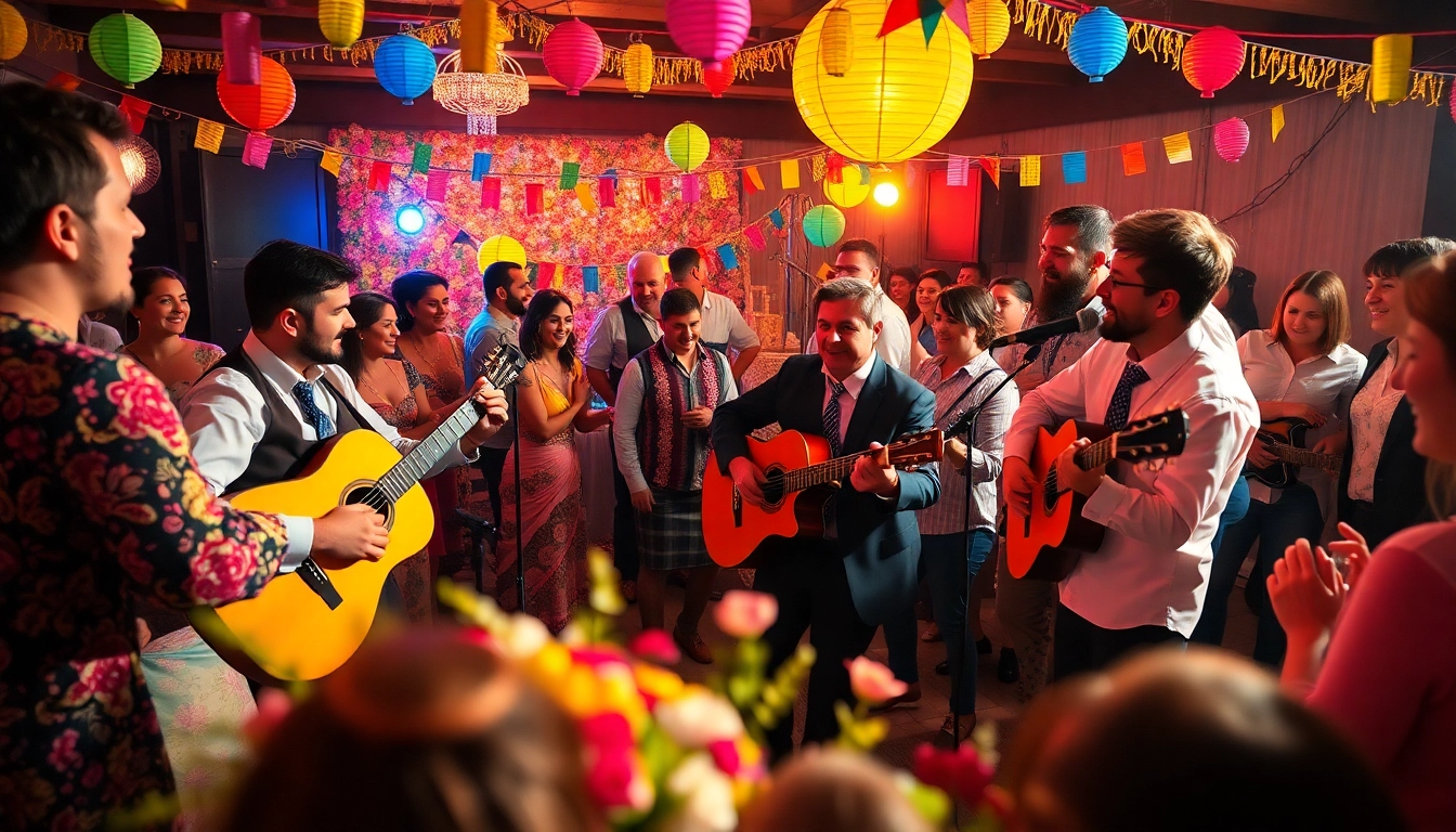 Formația muzica de petrecere care animă petrecerea cu melodii tradiționale românești.