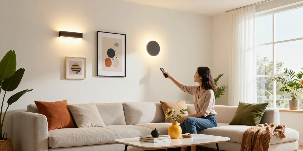 Aplice tavan moderne iluminând un living elegant cu soare natural.