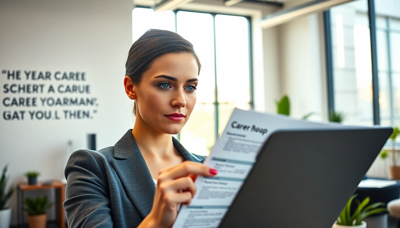 Mapping out the Ideal career in a professional office setting with confidence.