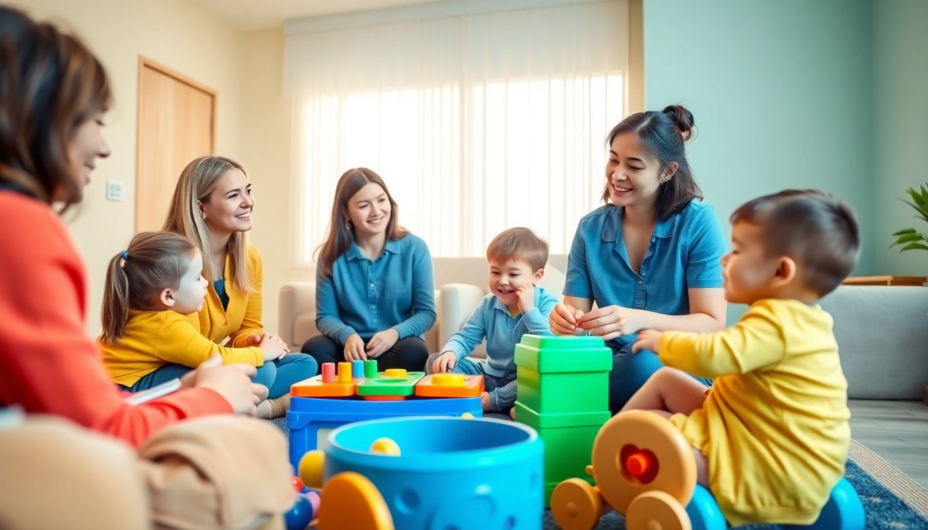 Children participating in ABA therapy in Novi, fostering positive interaction with therapists.