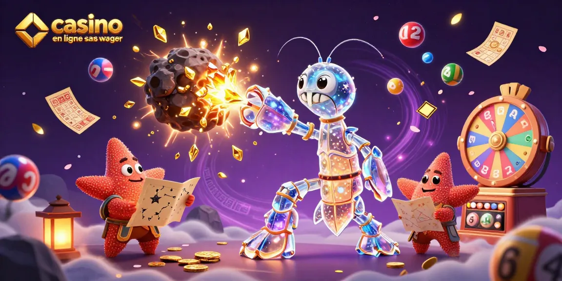 Profitez de jeux "casino en ligne sans wager" avec une illustration dynamique et riche en détails.