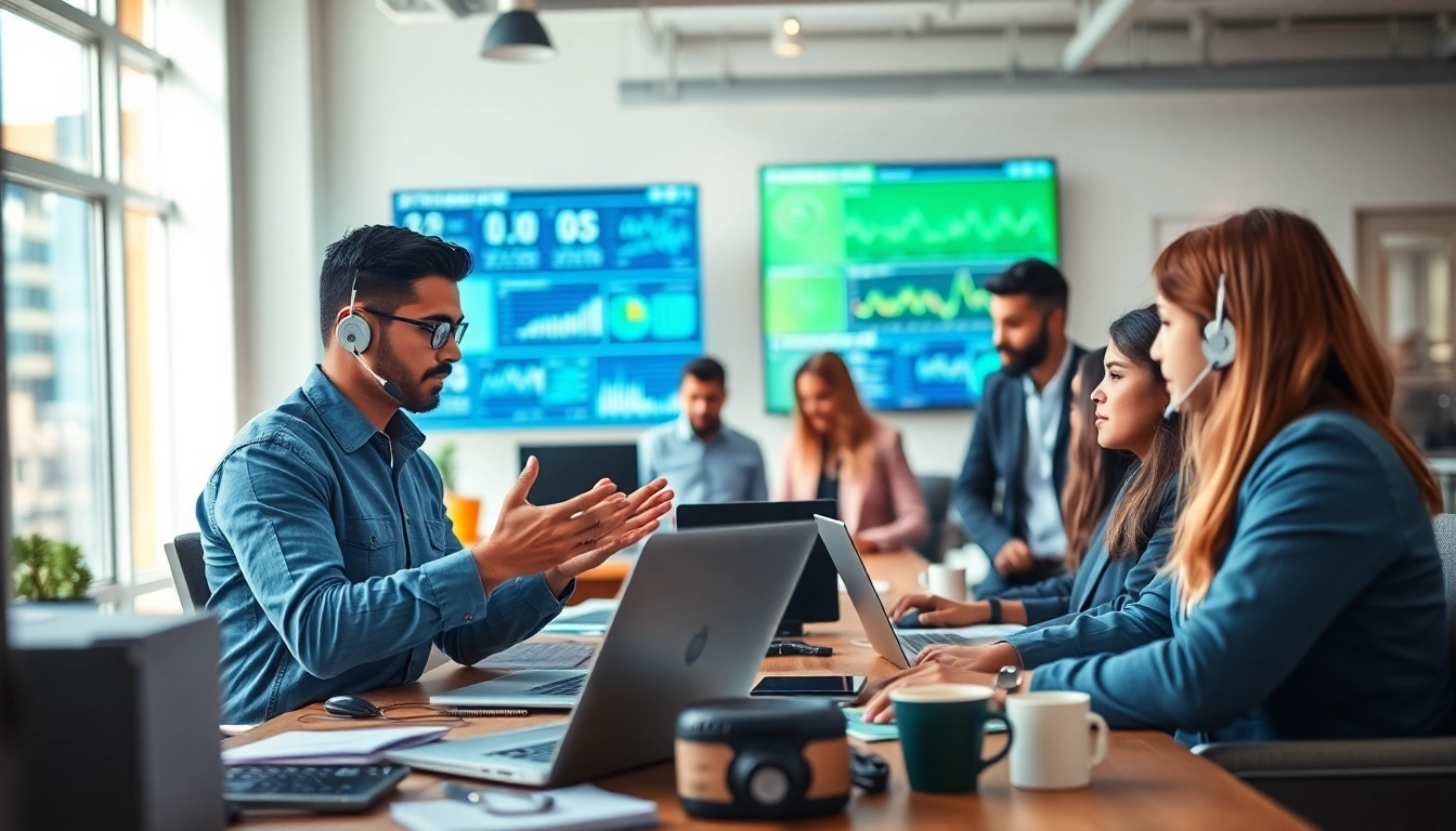 IT support businesses providing hands-on assistance in a dynamic office environment.