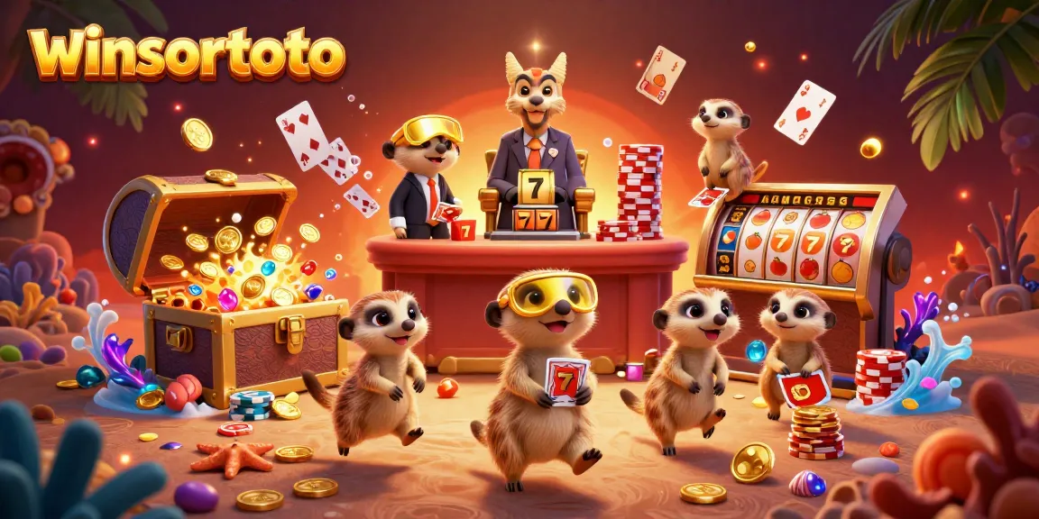 Menangkan chip di winsortoto dengan koloni meerkat yang menjalankan kasino yang megah.