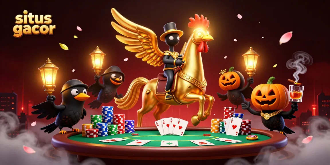 Engage with situs gacor and enjoy the lively casino scene featuring vibrant characters and rich details.