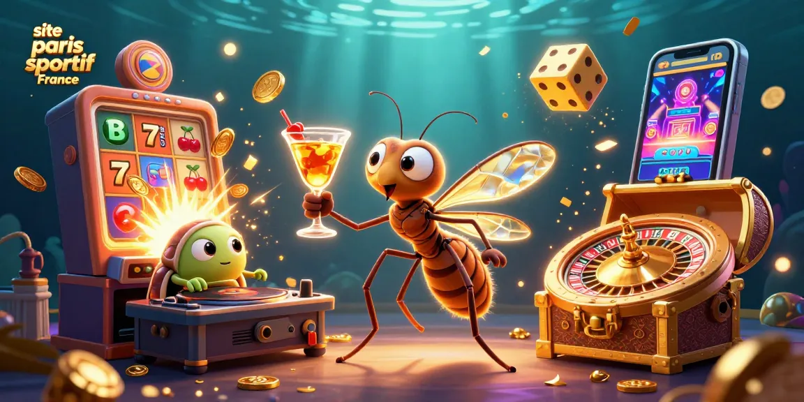 Vivez l'excitation des paris sur "site paris sportif France" avec des personnages 3D animés représentant une expérience casino unique.