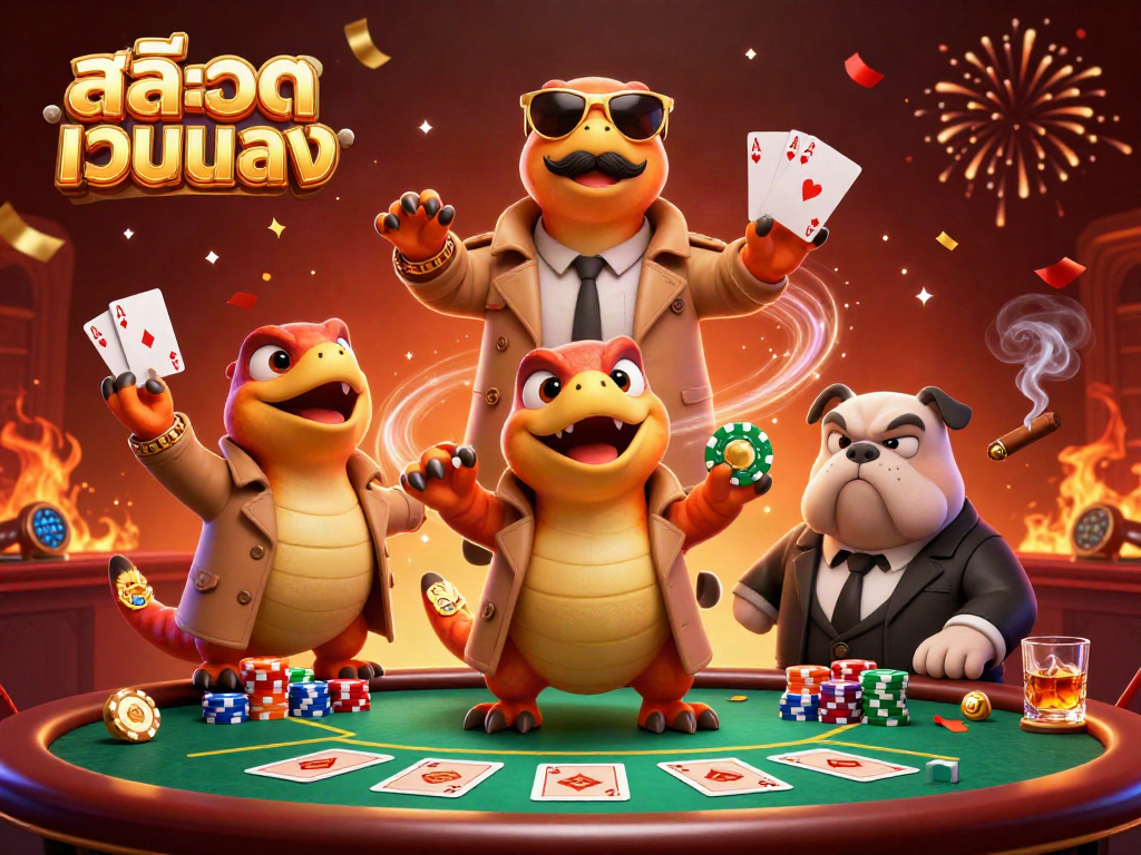 Experience thrilling wins at สล็อตเว็บตรง with raptors in disguise entering a VIP lounge.