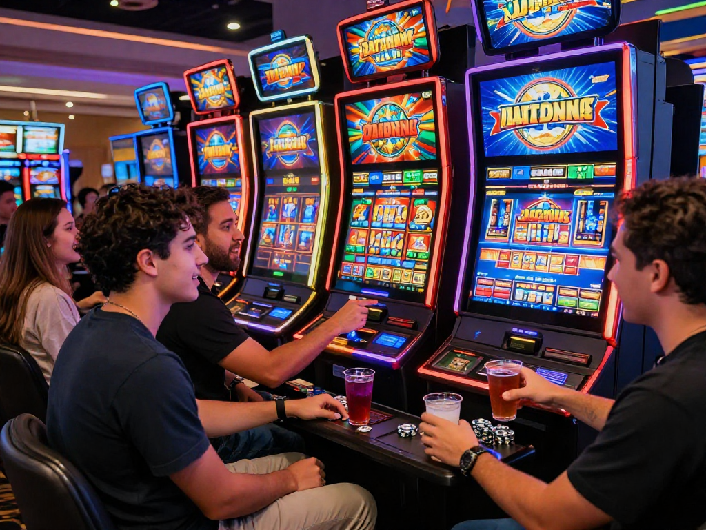 Pengalaman bermain slot gacor yang seru di kasino dengan teman-teman.