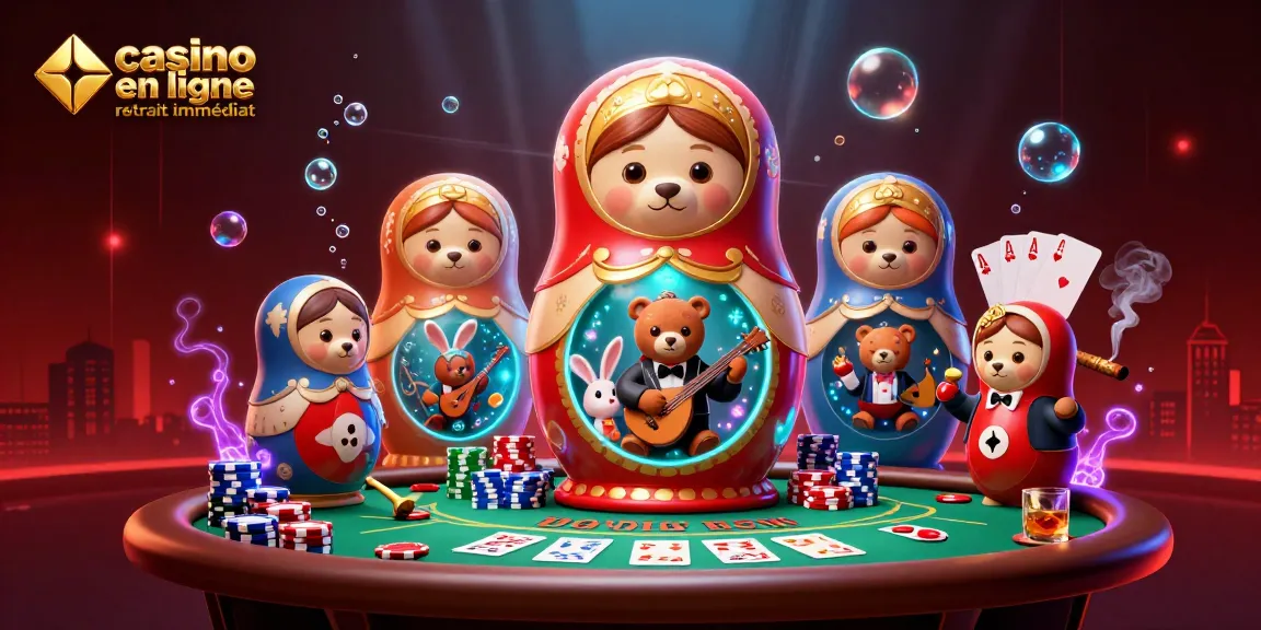 Jouez au casino en ligne retrait immédiat avec des croupiers animés, des tables de poker et des ambiances festives.
