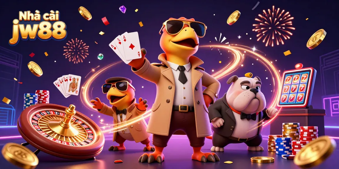 Experience the thrill at Nhà cái jw88 as raptors hilariously attempt to enter a VIP casino lounge.
