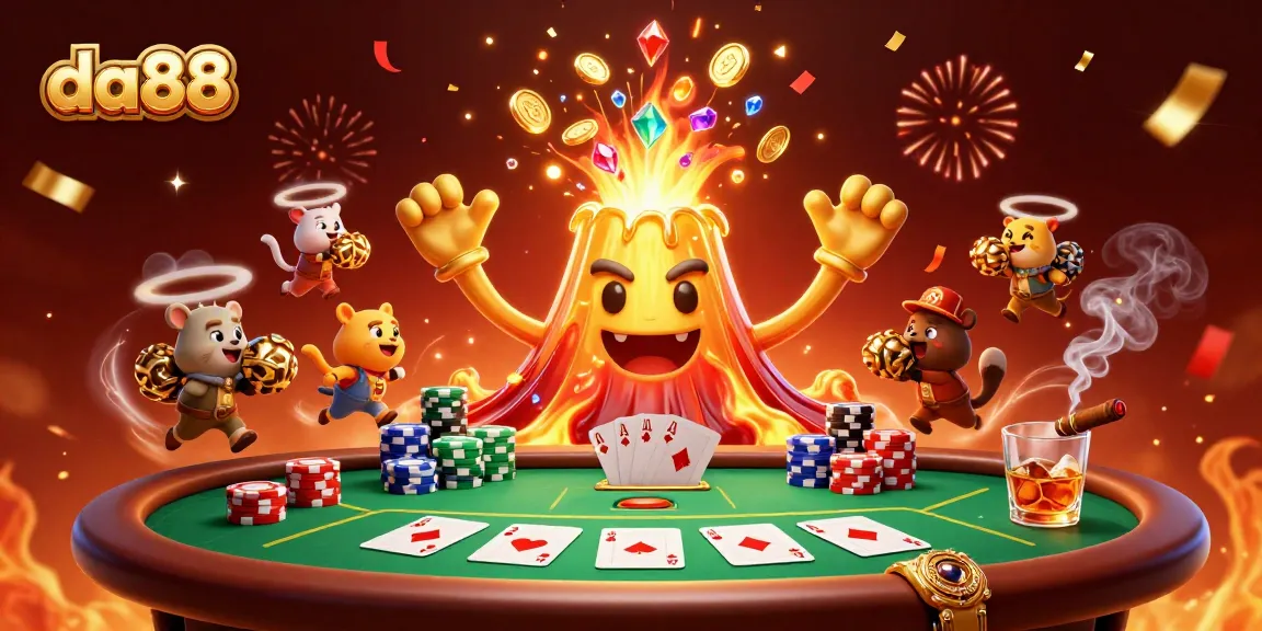 Discover exciting gaming at da88 with stunning casino visuals and dynamic poker elements.