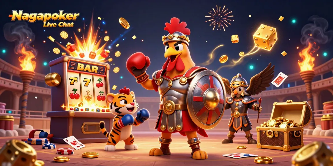 Play exciting games at Nagapoker Live Chat with entertaining characters and dynamic casino elements.