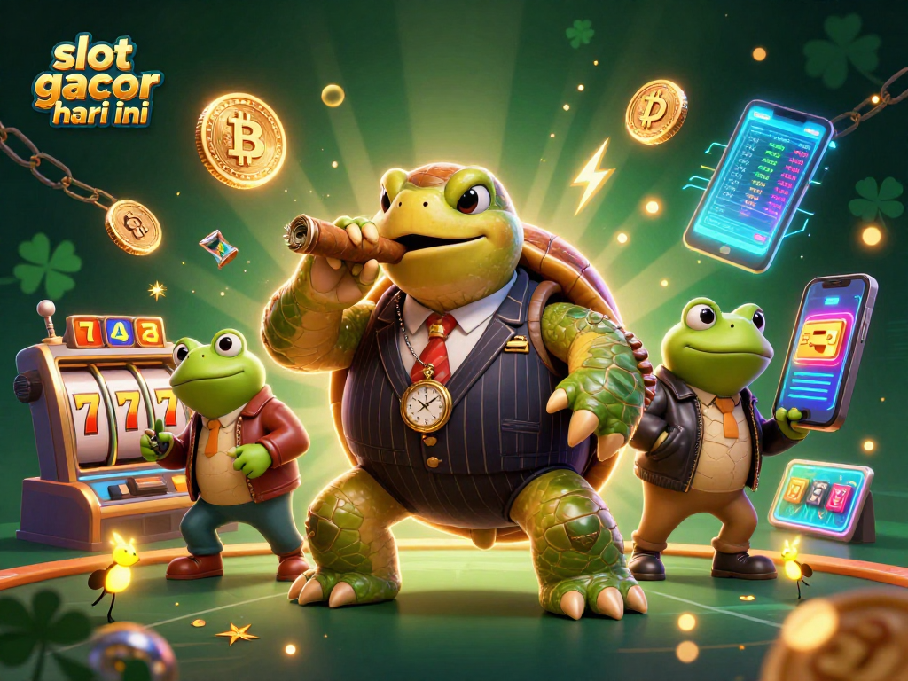Spin to win with slot gacor hari ini featuring vibrant characters and dynamic casino elements!
