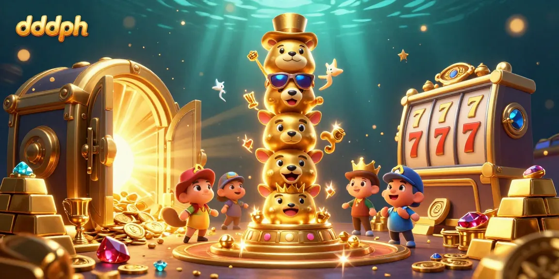 Engage with dddph gaming excitement surrounded by treasures and animated characters.