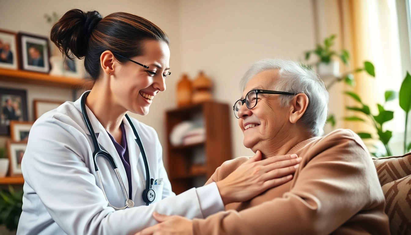Providing senior care in Austin Texas with compassion and warmth, showcasing caregiver interactions.