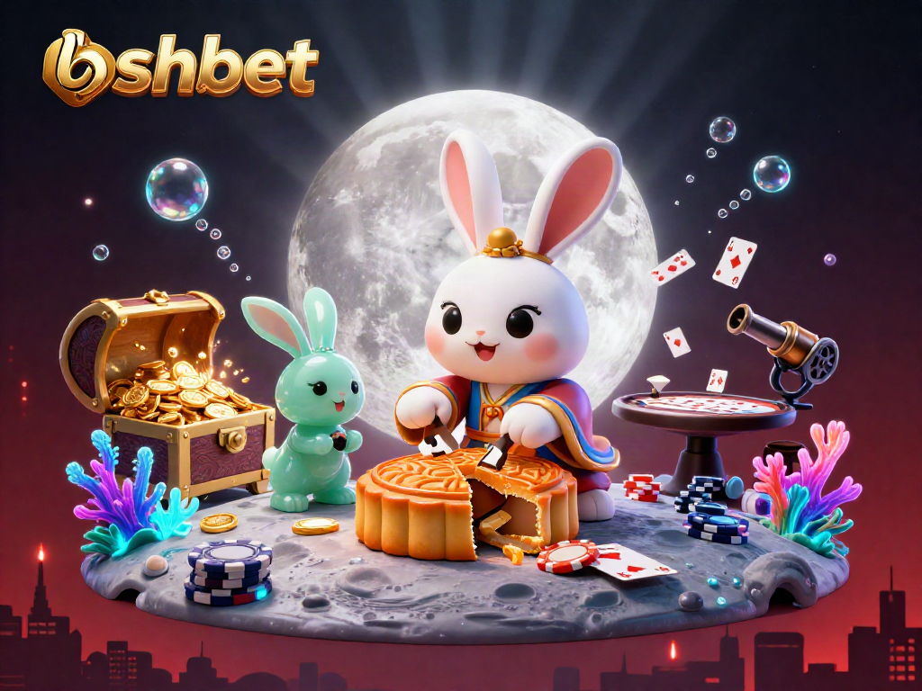 Engage with the dynamic bshbet casino scene where moon rabbits create excitement and poker action.